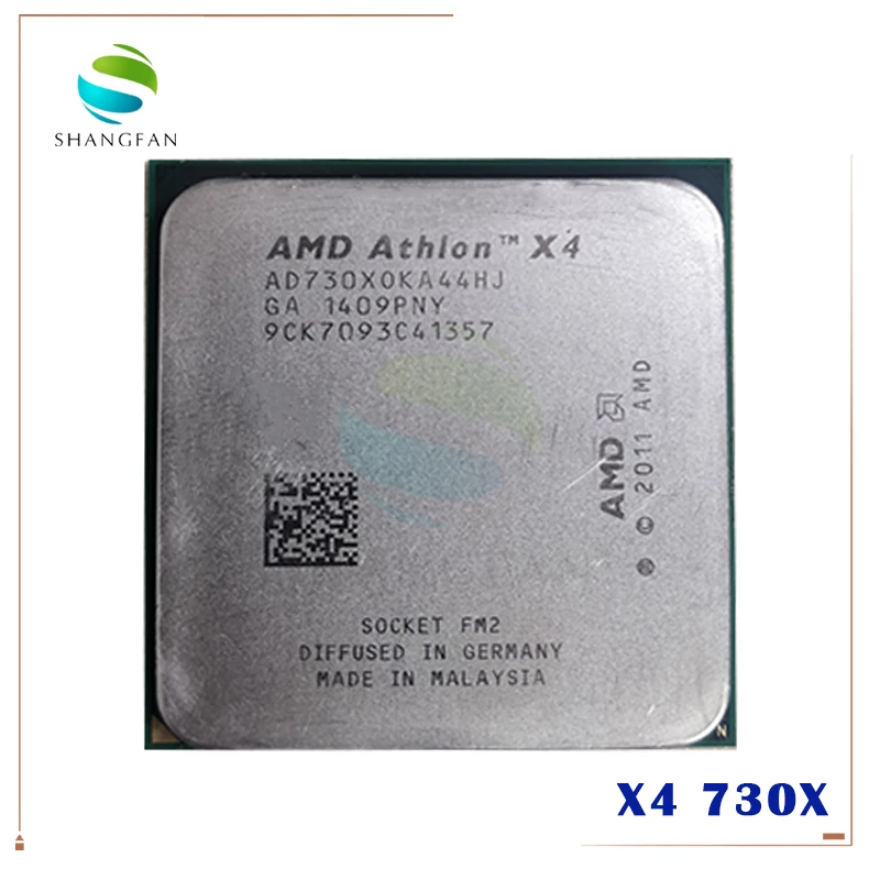 AMD Athlon X4 730 X4 730X 2.8 GHz Quad-Core CPU Processor AD730XOKA44HJ Socket FM2
AMD Athlon X4 730 X4 730X 2.8 GHz Quad-Core CPU Processor AD730XOKA44HJ Socket FM2