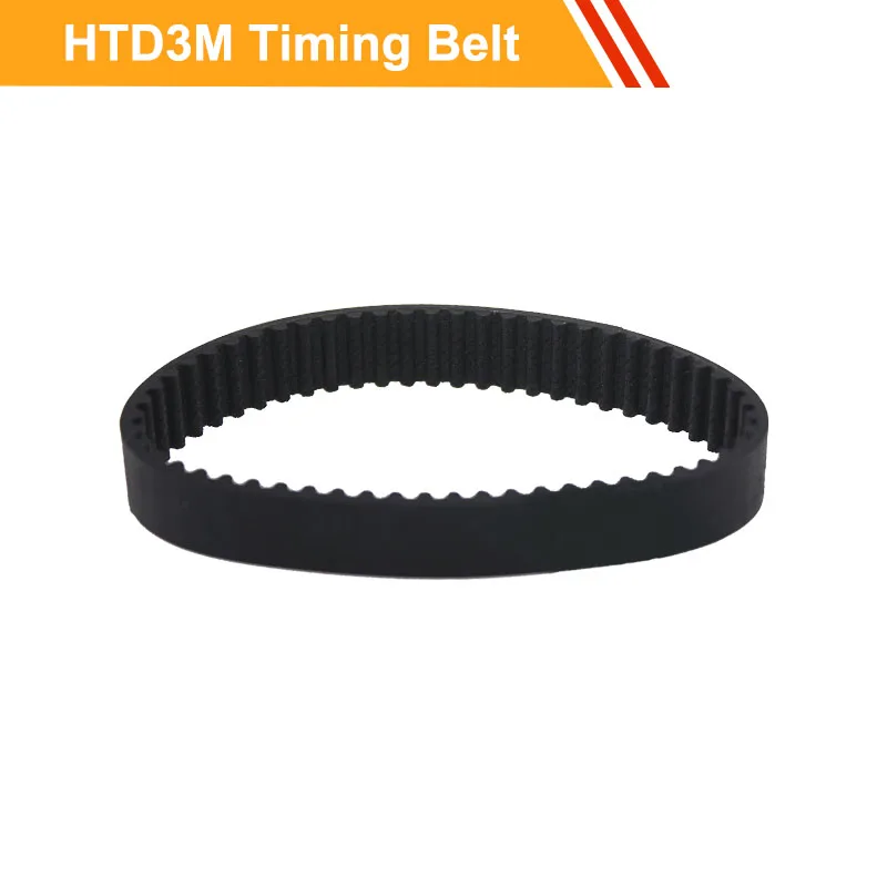 HTD3M Closed loop Rubber Gear Belt Length 171/174/180/198/201/204mm Timing Belt 10/15mm Belt Width Rubber Tooth Belt
HTD3M Closed loop Rubber Gear Belt Length 171/174/180/198/201/204mm Timing Belt 10/15mm Belt Width Rubber Tooth Belt