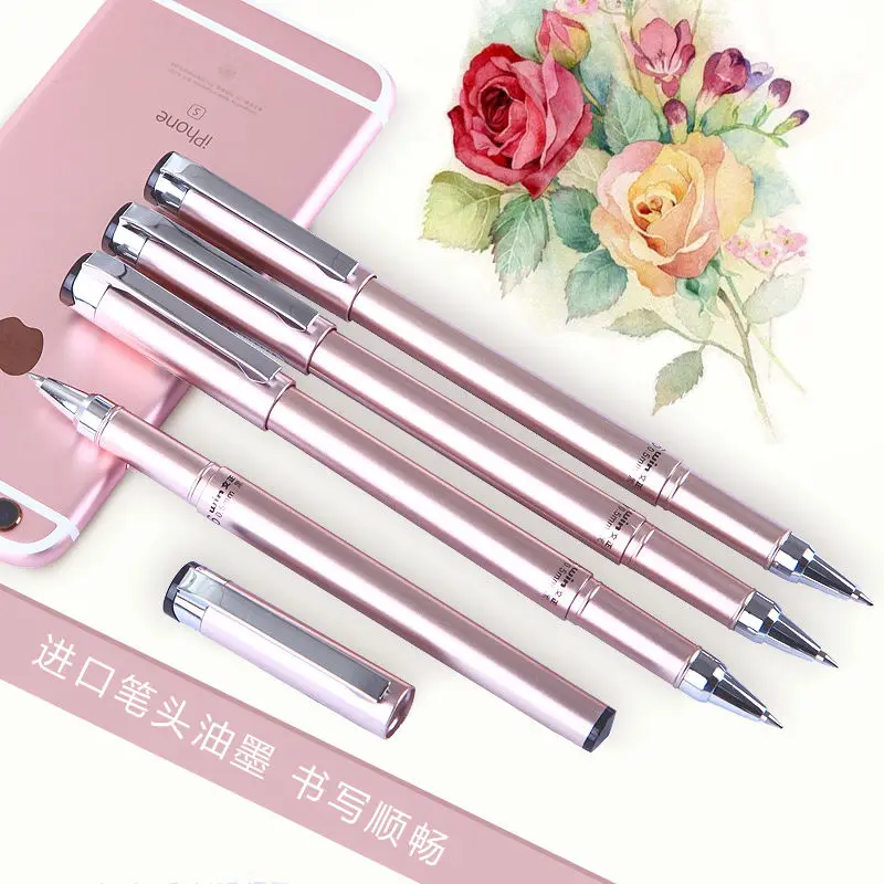 Wenzheng 0.5mm Business Gel Pen High-grade Metallic Office Sign Pen Black Student Exam Dedicated Pen
Wenzheng 0.5mm Business Gel Pen High-grade Metallic Office Sign Pen Black Student Exam Dedicated Pen