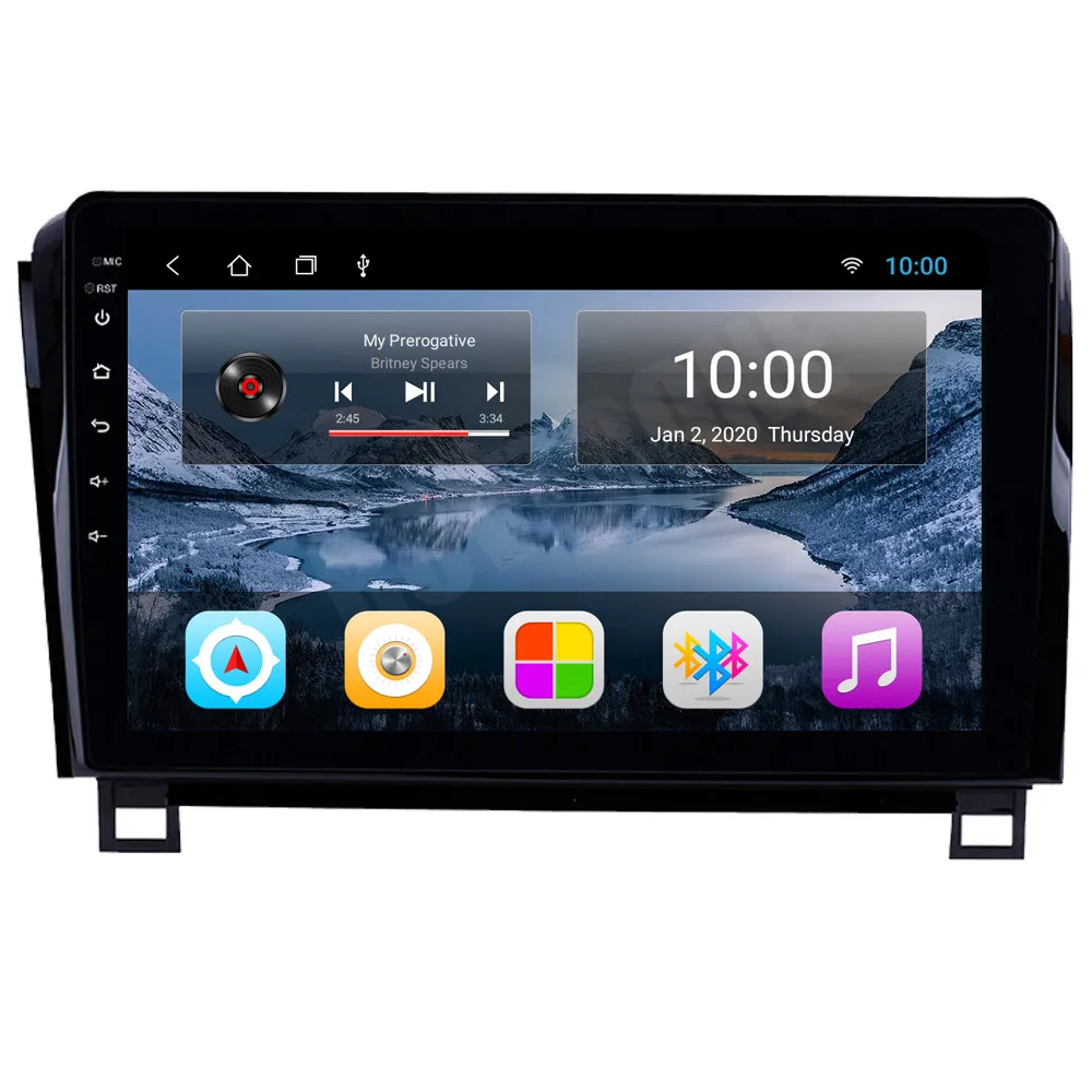 Автомагнитола RoverOne стерео для Toyota Tundra 2007 2013 Sequoia 2008 2018 Android 10 GPS навигация