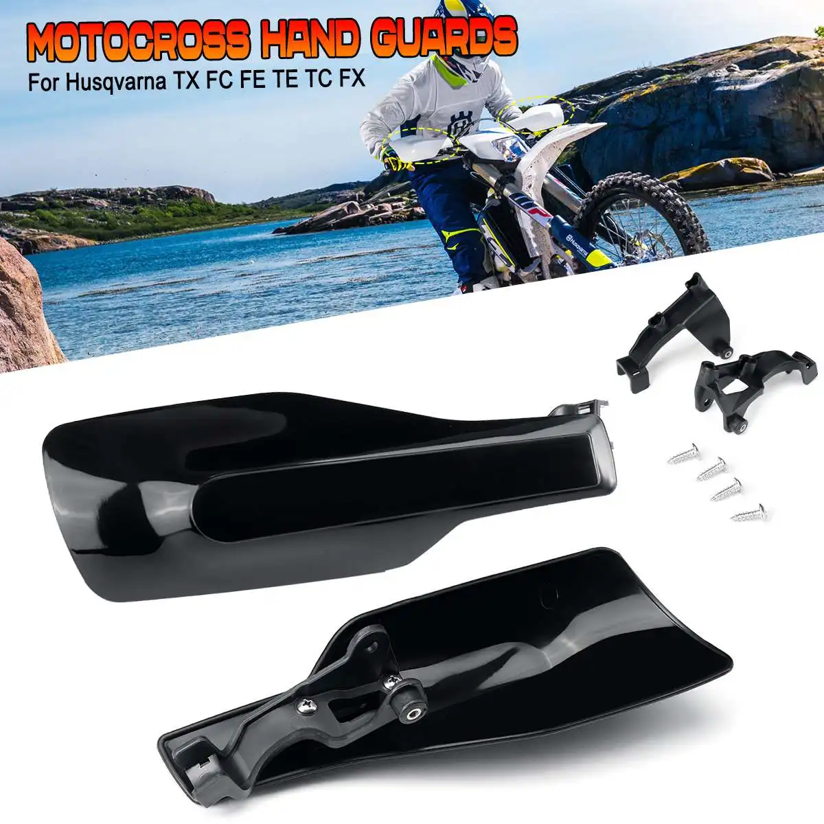 White/Black Motocross Handguard Motorcycle Hand Guard Protector For Husqvarna TX FC FE TE TC FX 125/250/300/350/450/501/501S
White/Black Motocross Handguard Motorcycle Hand Guard Protector For Husqvarna TX FC FE TE TC FX 125/250/300/350/450/501/501S