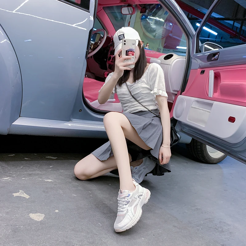 Women's Shoes Summer Platform Outdoor Walking Shoe Female Wild Mesh Breathable Casual Sports Tenis Shoes for Women Dad Shoes
Women's Shoes Summer Platform Outdoor Walking Shoe Female Wild Mesh Breathable Casual Sports Tenis Shoes for Women Dad Shoes