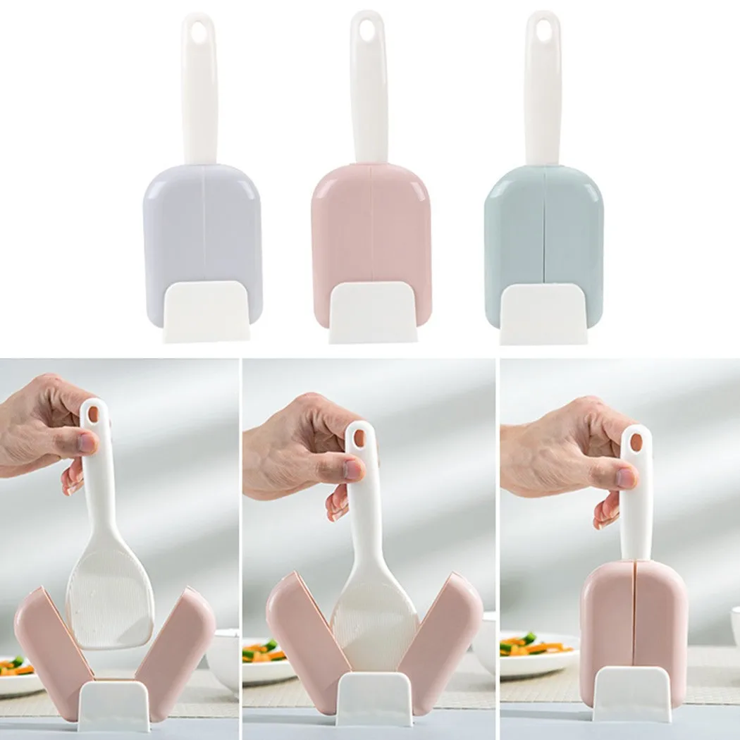 Vertical Rice Scoop Holder Can Automatically Open And Close Household Dustproof PP Material Blue/Pink/White Kitchen Tools
Vertical Rice Scoop Holder Can Automatically Open And Close Household Dustproof PP Material Blue/Pink/White Kitchen Tools