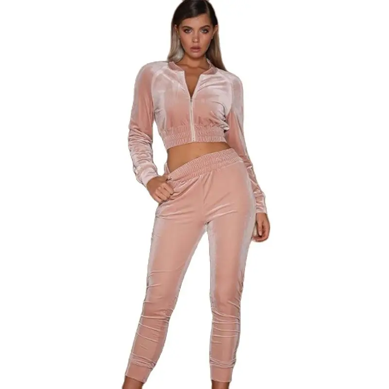 2021 Fashion New Women Elegant Solid Set For Women Warm Short Jacket And Long Pant Two Piece Sets Zipper Ladies Sweatshirt Suits
2021 Fashion New Women Elegant Solid Set For Women Warm Short Jacket And Long Pant Two Piece Sets Zipper Ladies Sweatshirt Suits