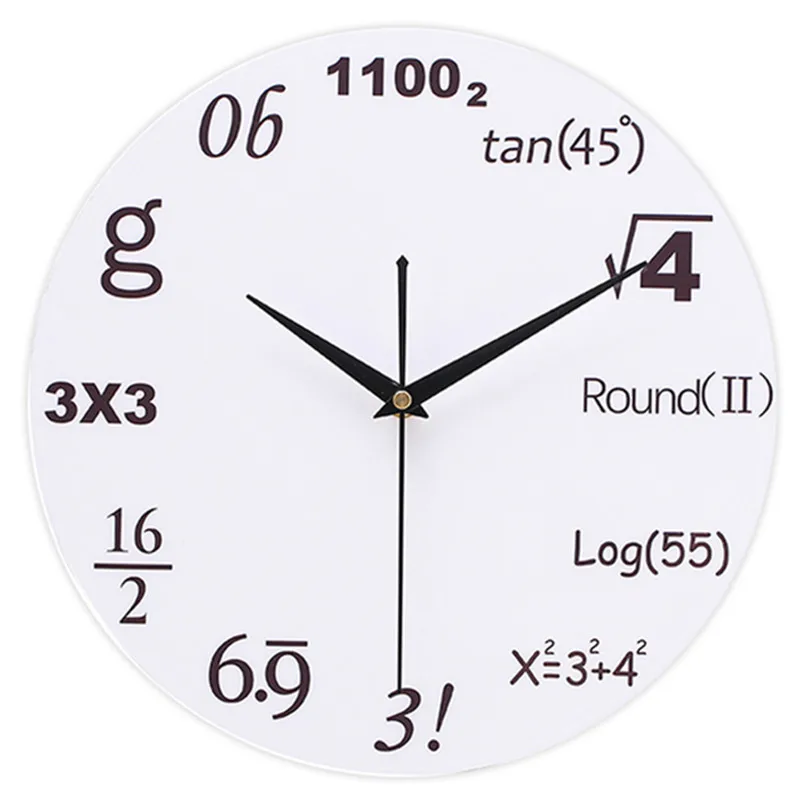 Creative Wooden Wall Clock Living Room Round Stylish Math Clock White Art Modern Design Wall Clocks Home Decor 6W0112
Creative Wooden Wall Clock Living Room Round Stylish Math Clock White Art Modern Design Wall Clocks Home Decor 6W0112