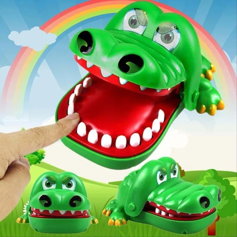 Hot Sale Kids Adult Crocodile Mouth Dentist Toys Bite Finger Game Funny Toy Birthday Gift for Children Random Color Dropshipping
Hot Sale Kids Adult Crocodile Mouth Dentist Toys Bite Finger Game Funny Toy Birthday Gift for Children Random Color Dropshipping
