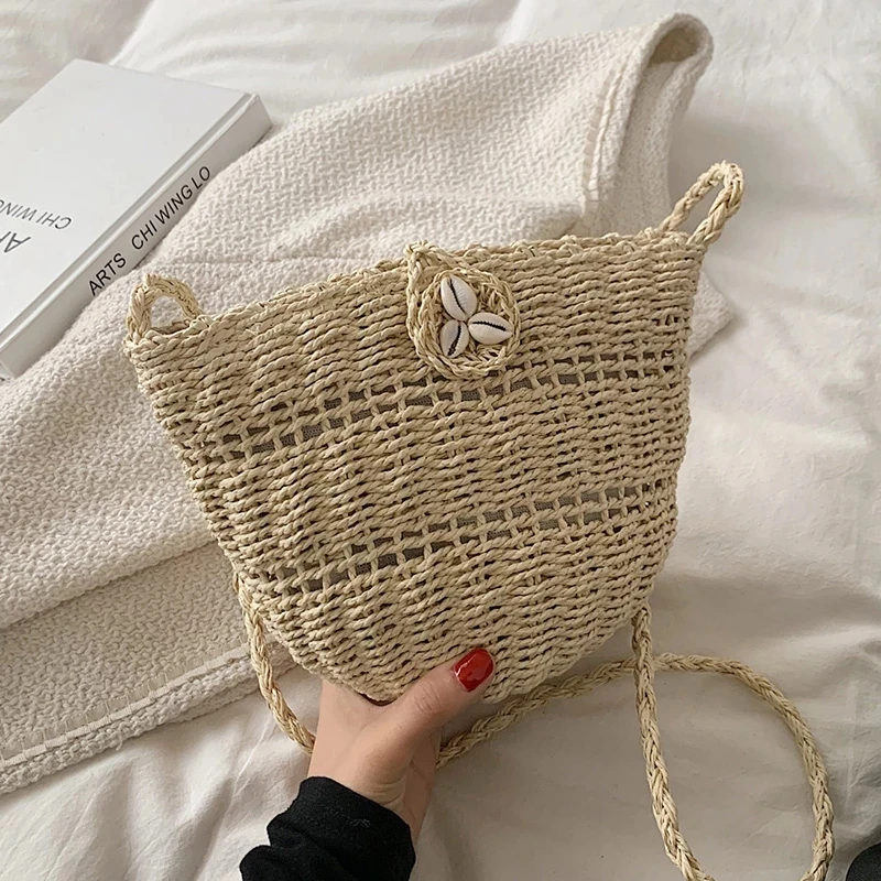 Hand-woven Women's Crossbody Bag Bohemian 2021 Summer Straw Beach Totes Shoulder Bag Travel Shopper Weaving Handbag and Purses
Hand-woven Women's Crossbody Bag Bohemian 2021 Summer Straw Beach Totes Shoulder Bag Travel Shopper Weaving Handbag and Purses