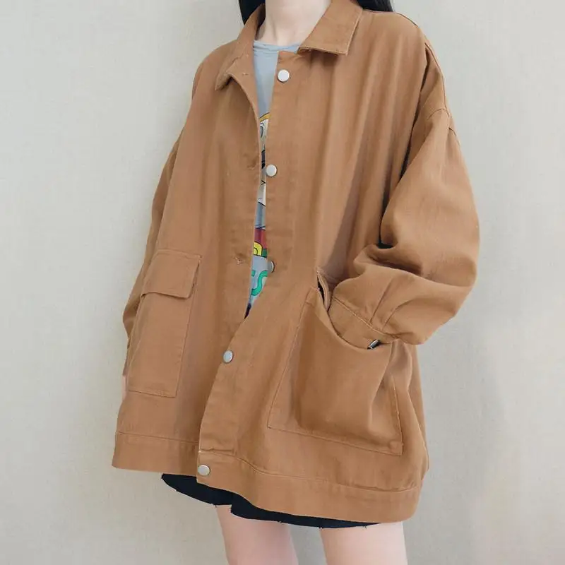 2021 Spring New Casual Coat Woman Jacket Female Thickness Loose Coat Casual Warm Chic Tops
2021 Spring New Casual Coat Woman Jacket Female Thickness Loose Coat Casual Warm Chic Tops