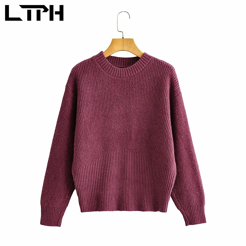 LTPH vintage loose base sweaters women knitted pullovers long sleeve top O-Neck jumpers casual simple soft warm 2021 autumn new
LTPH vintage loose base sweaters women knitted pullovers long sleeve top O-Neck jumpers casual simple soft warm 2021 autumn new