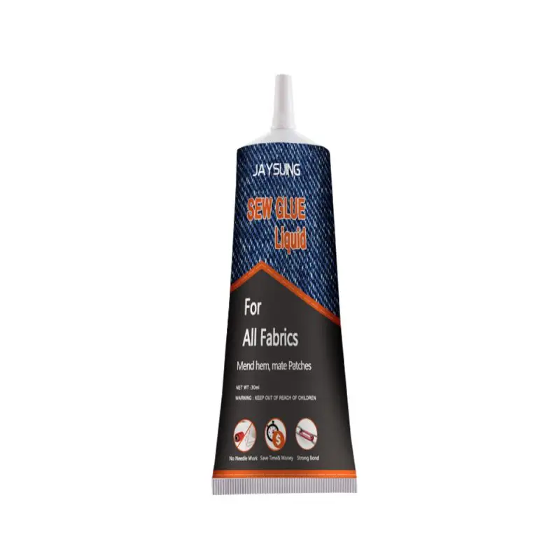 30ML Fabric Adhesive Sew Glue Multifunctional Repair Glue Fast Curing High Viscosity Strength For Clothes, Fabrics And Textiles
30ML Fabric Adhesive Sew Glue Multifunctional Repair Glue Fast Curing High Viscosity Strength For Clothes, Fabrics And Textiles