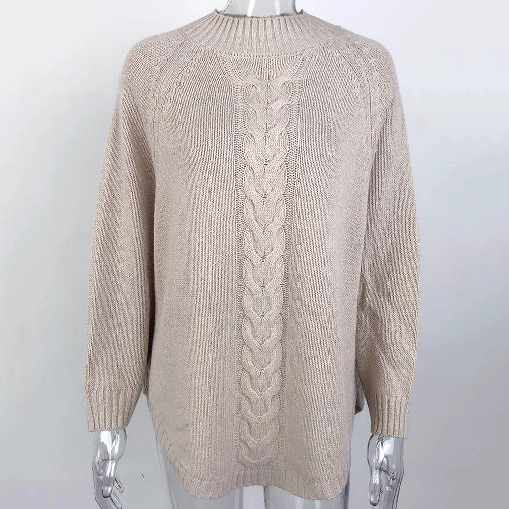 Women Knitted Turtleneck Sweater Oversized Bat Long Sleeve Solid Color Casual Loose Fashion Pullover Autumn Thicken Sweaters
Women Knitted Turtleneck Sweater Oversized Bat Long Sleeve Solid Color Casual Loose Fashion Pullover Autumn Thicken Sweaters