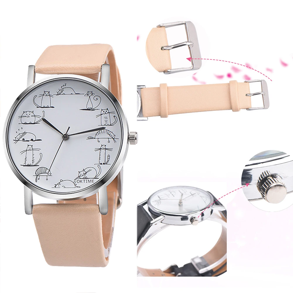 Relojes Cute Cat Glasses Watch Women's Analog Quartz Wrist Watch Women Mens Sports Clocks Relogio Wholesale Relojes Ladies Watch
Relojes Cute Cat Glasses Watch Women's Analog Quartz Wrist Watch Women Mens Sports Clocks Relogio Wholesale Relojes Ladies Watch