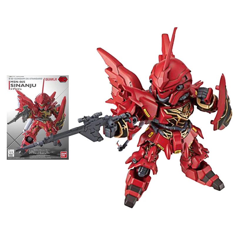 Набор моделей Bandai Gundam, анимационная фигурка SDEX 013 MSN-06S Sinanju, Настоящая модель Gunpla, экшн-фигурка, игрушки для детей
Набор моделей Bandai Gundam, анимационная фигурка SDEX 013 MSN-06S Sinanju, Настоящая модель Gunpla, экшн-фигурка, игрушки для детей
