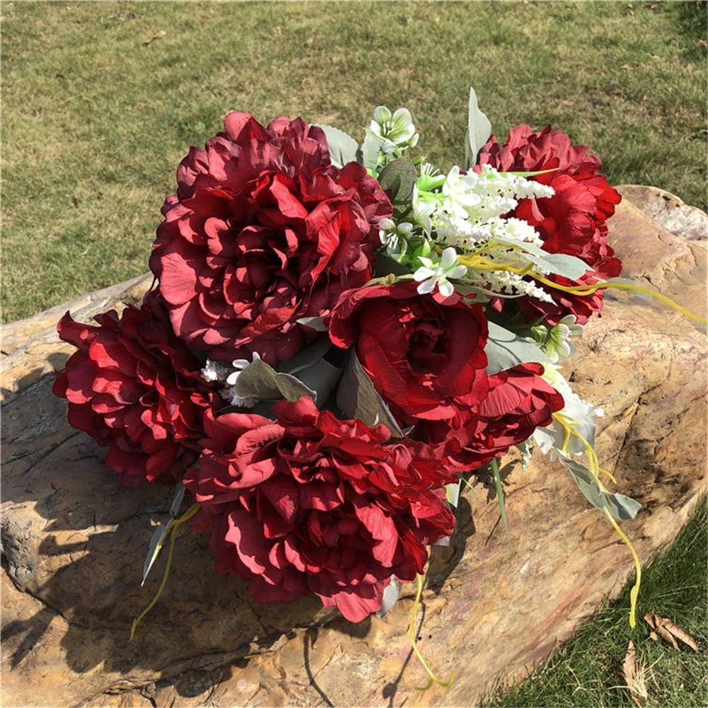 Home Artificial Peony Wedding Party Decor Simulation Flowers Floral Ornaments Fake Flower Shoot Props For Desktop Decor
Home Artificial Peony Wedding Party Decor Simulation Flowers Floral Ornaments Fake Flower Shoot Props For Desktop Decor