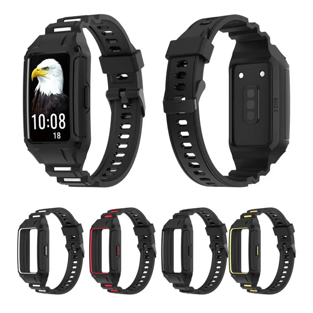 Watch Band One-piece Soft TPU Watch Strap Case Full Frame Protector for Huawei Band 6/for Huawei Band 6 
Watch Band One-piece Soft TPU Watch Strap Case Full Frame Protector for Huawei Band 6/for Huawei Band 6