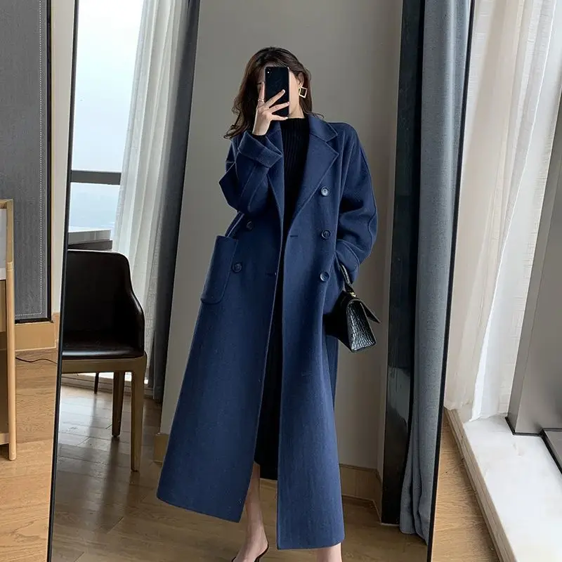 Woolen Coat Women 2021 New Mid-length Thin and Loose High-end Western Style Over-the-knee Plus Size Women's Coat Coats Women
Woolen Coat Women 2021 New Mid-length Thin and Loose High-end Western Style Over-the-knee Plus Size Women's Coat Coats Women