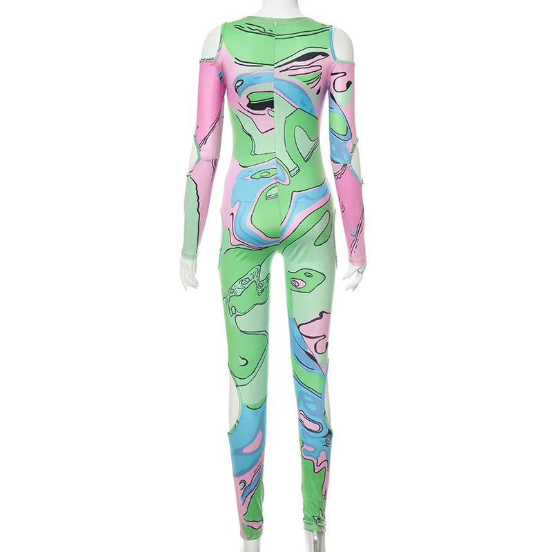 Cutenove Casual Jumpsuit Summer Female 2021 Slim Printed O-Neck Long Sleeve Jumpsuit Women Streetwears
Cutenove Casual Jumpsuit Summer Female 2021 Slim Printed O-Neck Long Sleeve Jumpsuit Women Streetwears