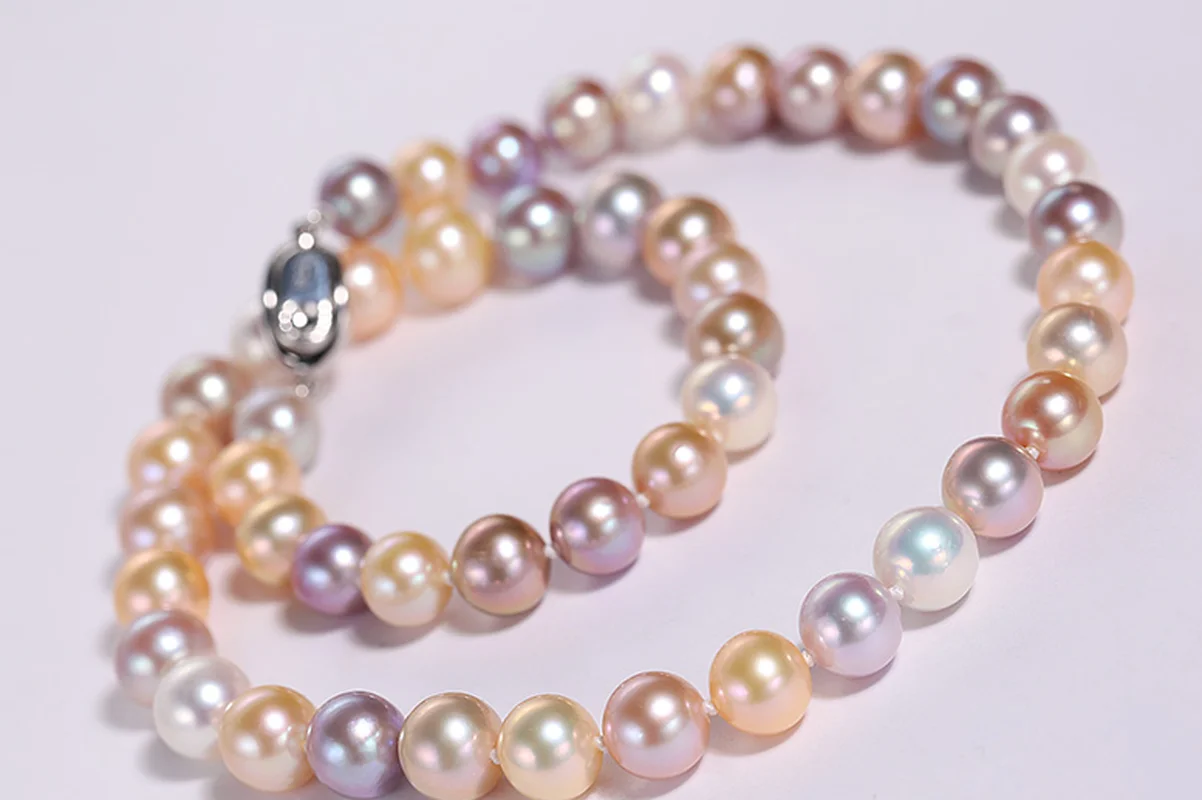 Великолепное 10 мм Южное море круглое многоцветное ожерелье в виде раковины 18 дюймов 925s 
Великолепное 10 мм Южное море круглое многоцветное ожерелье в виде раковины 18 дюймов 925s