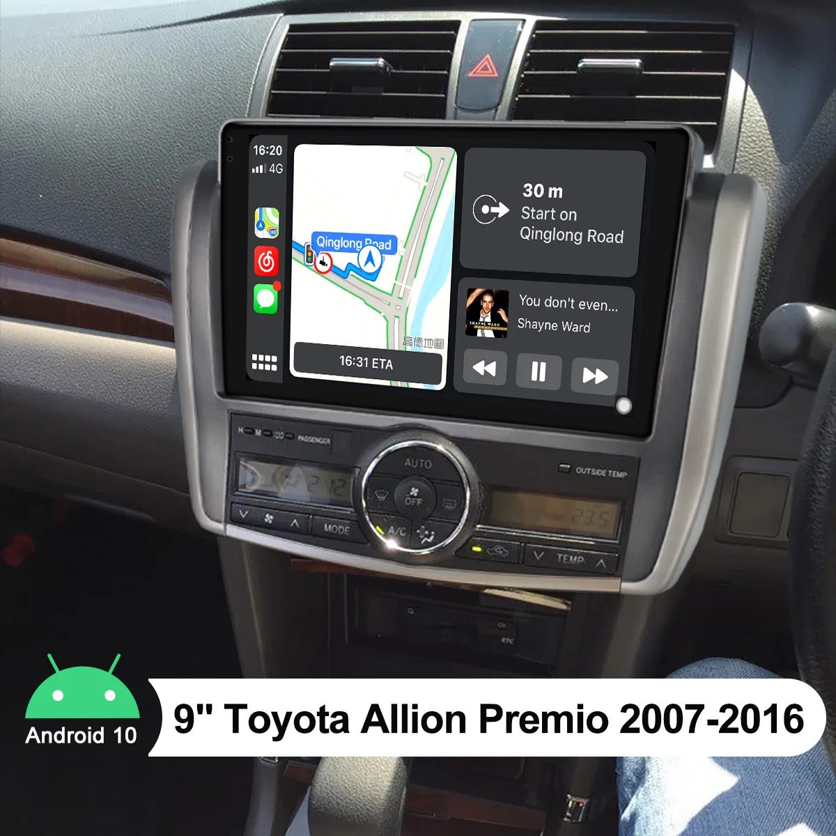 Автомагнитола 9 дюймов IPS экран Android 10 GPS головное устройство Автомобильный мультимедийный плеер для Toyota думатор Premio 2007-2016 автомобильное сте...
Автомагнитола 9 дюймов IPS экран Android 10 GPS головное устройство Автомобильный мультимедийный плеер для Toyota думатор Premio 2007-2016 автомобильное сте...