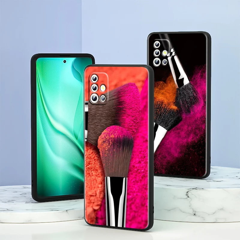 Fashion Make Up Brush For Samsung Galaxy A33 A53 A72 A52 A42 A32 Lite A22 A13 A12 5G A03S A02S A02 Black Phone Case Capa
Fashion Make Up Brush For Samsung Galaxy A33 A53 A72 A52 A42 A32 Lite A22 A13 A12 5G A03S A02S A02 Black Phone Case Capa