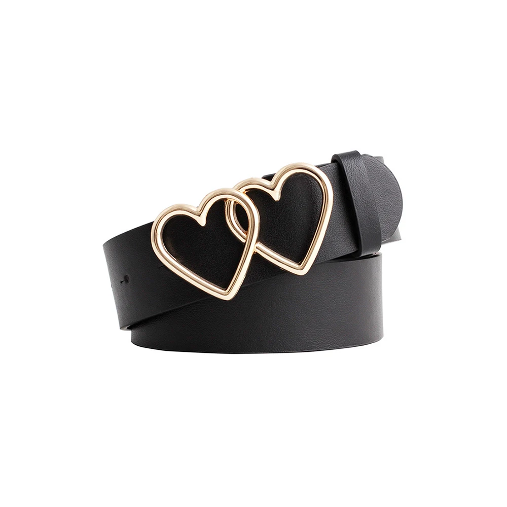 Streetwear Women Waist Belt Double Heart Shape Buckle Belt For Jeans Female Waistband Soild Leather Long Belt
Streetwear Women Waist Belt Double Heart Shape Buckle Belt For Jeans Female Waistband Soild Leather Long Belt