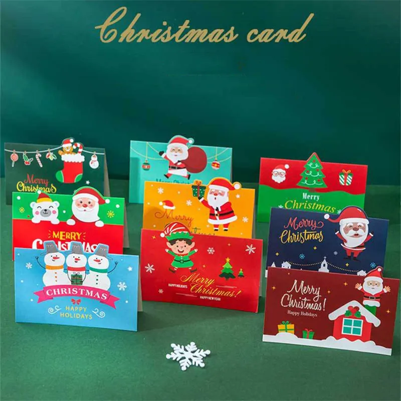 Christmas Theme Exquisite Bless Greeting Cards Blank Folding Message Cards With Envelope Christmas Party Event Invitation Cards
Christmas Theme Exquisite Bless Greeting Cards Blank Folding Message Cards With Envelope Christmas Party Event Invitation Cards