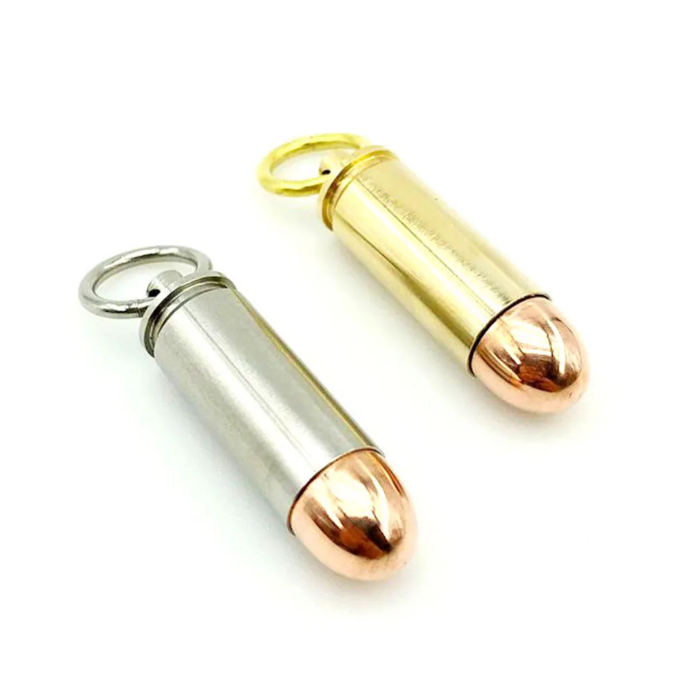 1Pcs Outdoors Emergency Survival EDC Stainless Steel Brass Copper Bottle Pill Box Waterproof Capsule Seal
1Pcs Outdoors Emergency Survival EDC Stainless Steel Brass Copper Bottle Pill Box Waterproof Capsule Seal