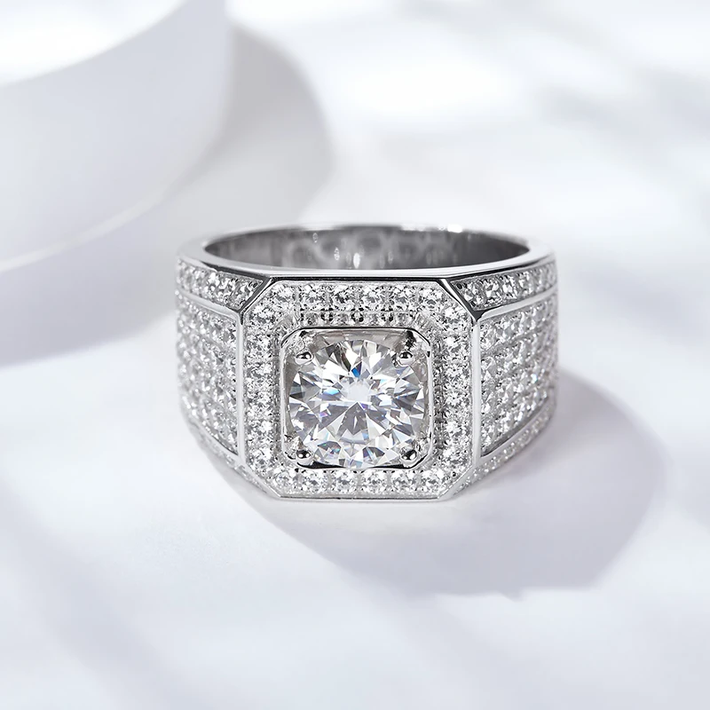 Luxury Center 5CT D Color VVS Moissanite Engagement Band for Men Solid Ring or S925 silver ring
Luxury Center 5CT D Color VVS Moissanite Engagement Band for Men Solid Ring or S925 silver ring