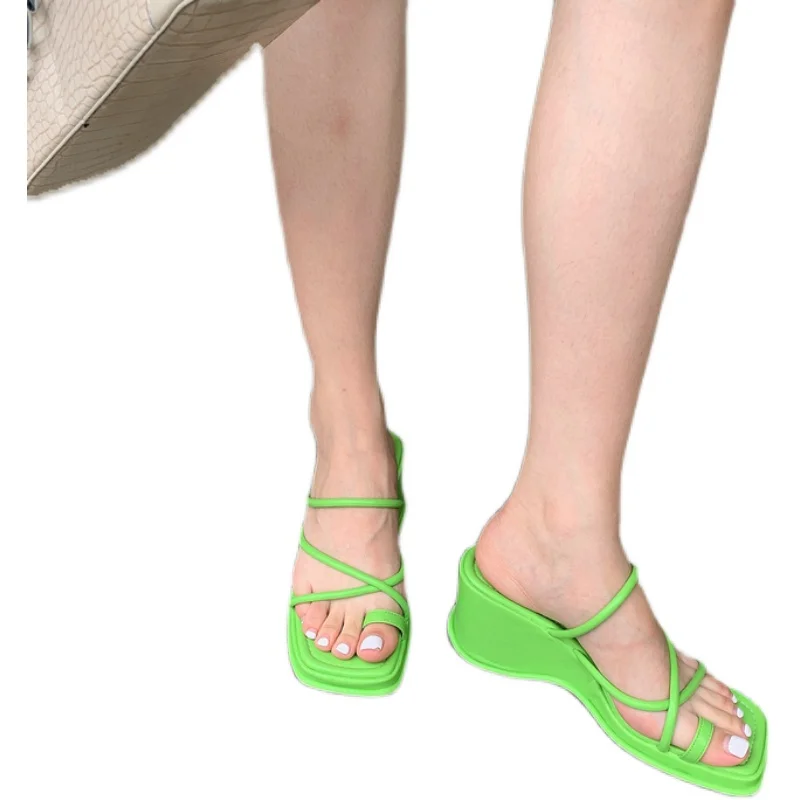 Wedge Sandals For Women 2021 New Comfortable Luxury Designer Summer Fashion Casual Pinch Non-Slip Slippers Woman Chaussure Femme
Wedge Sandals For Women 2021 New Comfortable Luxury Designer Summer Fashion Casual Pinch Non-Slip Slippers Woman Chaussure Femme