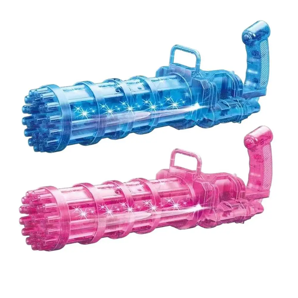 22-Hole Bubble Machine Lighting Electric Toys Summer Outdoor Bubble Gun Blower Swimming Soap Water Bubble Game Toys
22-Hole Bubble Machine Lighting Electric Toys Summer Outdoor Bubble Gun Blower Swimming Soap Water Bubble Game Toys