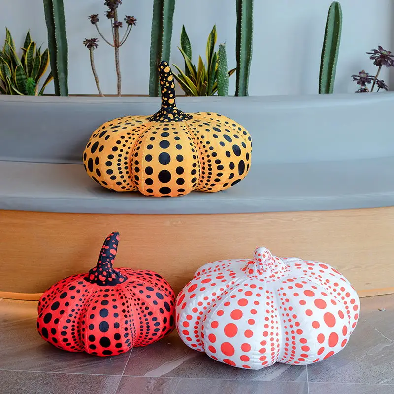 Хэллоуин Murakami Подушка с изображением тыквы Yayoi Kusama тот же искусственная кукла