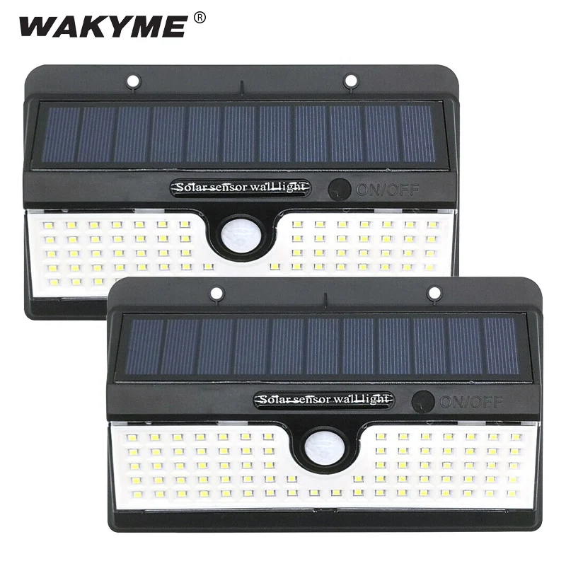 WAKYME 100 LED Solar Lamp Outdoor Garden Floodlight Motion Sensor Lamp Waterproof Solar Powered Wall Light Security Solar Light
WAKYME 100 LED Solar Lamp Outdoor Garden Floodlight Motion Sensor Lamp Waterproof Solar Powered Wall Light Security Solar Light