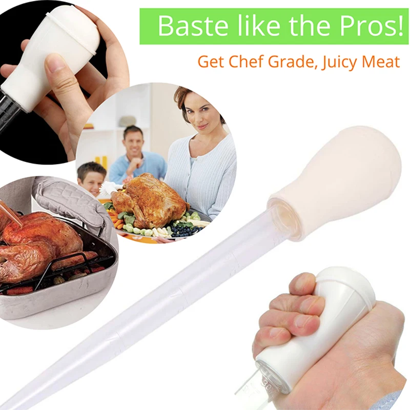 30ML Barbecue Tool Sauce Oil Dropper Pump Pipe Portable Cooking Pipette With Cleaning Brush Silicone Head BBQ Supplies
30ML Barbecue Tool Sauce Oil Dropper Pump Pipe Portable Cooking Pipette With Cleaning Brush Silicone Head BBQ Supplies