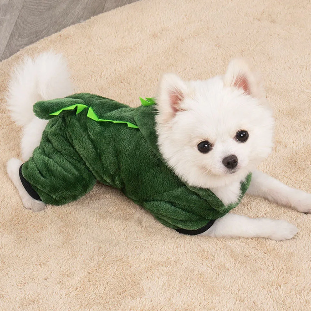 Cute Cartoon Dog Costume Winter Warm Coral Velvet Dog Hoodies Sweater Clothes for Small Dogs Cats Dinosaur Costume for Puppy Pet
Cute Cartoon Dog Costume Winter Warm Coral Velvet Dog Hoodies Sweater Clothes for Small Dogs Cats Dinosaur Costume for Puppy Pet
