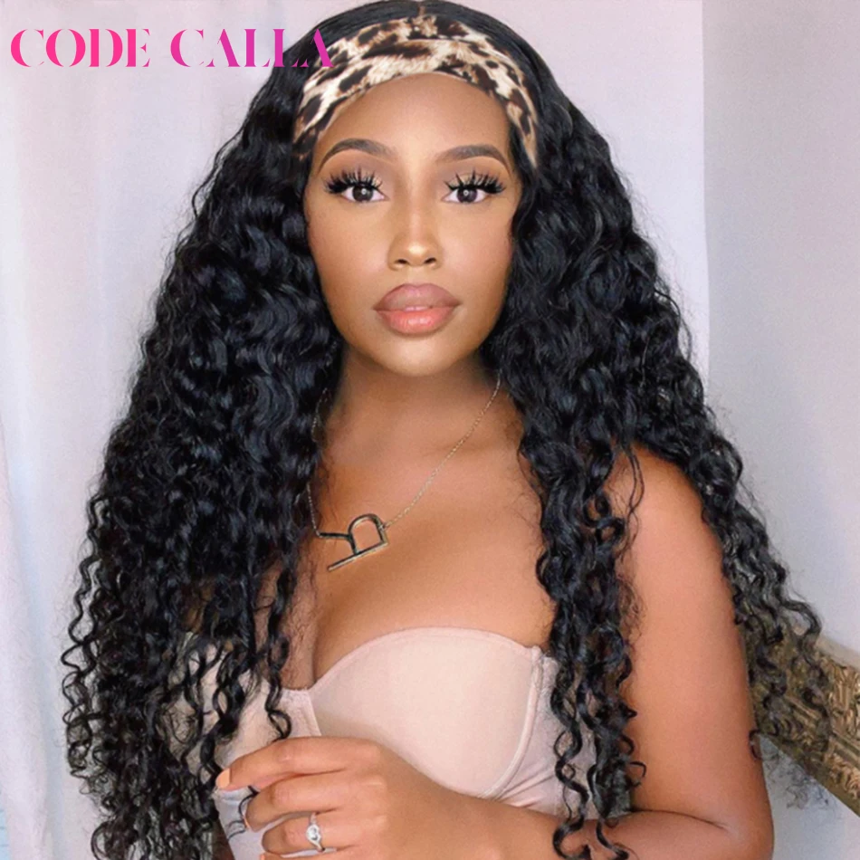 Code Calla Brazilian Headband Wig Human Hair 8"-28" Glueless Headband Scarf Wig No Gel Kinky Curl Human Hair Wig with Headband
Code Calla Brazilian Headband Wig Human Hair 8"-28" Glueless Headband Scarf Wig No Gel Kinky Curl Human Hair Wig with Headband