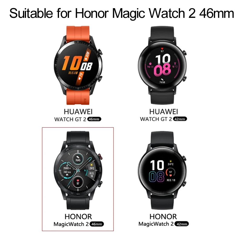 Защитная пленка для экрана Honor Magic watch 2 46 мм ультратонкая с изогнутыми аксессуары