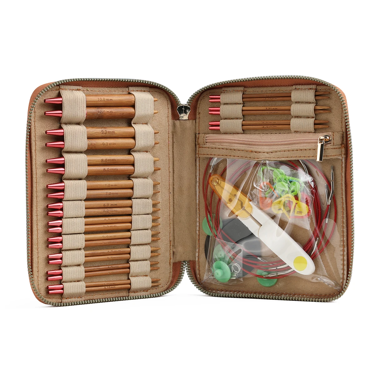 Circular Knitting Needles Set 26pcs Interchangeable Crochet Needles for Crochet Yarn Knitting Accessories Kit for Beginners Gift
Circular Knitting Needles Set 26pcs Interchangeable Crochet Needles for Crochet Yarn Knitting Accessories Kit for Beginners Gift