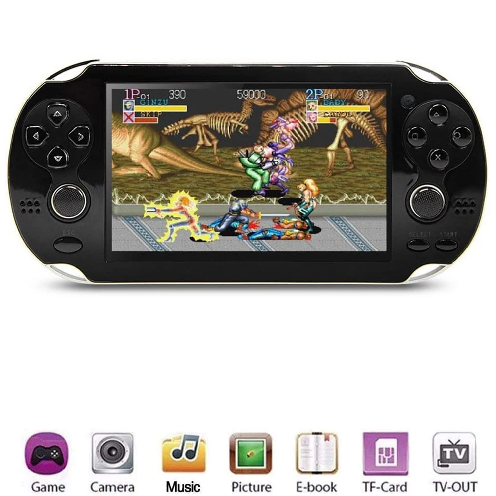 Update Game Console 4.3" IPS Classic Game Console Built-in 3000 Games Portable Pocket Handheld Game Console Video Game Player
Update Game Console 4.3" IPS Classic Game Console Built-in 3000 Games Portable Pocket Handheld Game Console Video Game Player