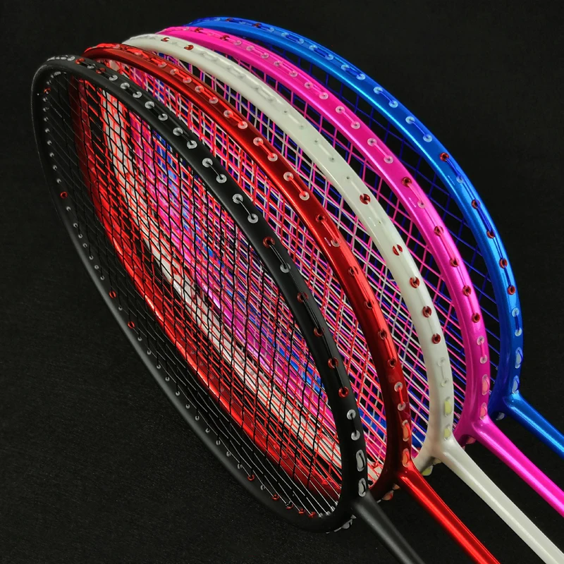 New Lightest 100 Carbon Fiber Badminton Rackets String Max Tension Training Racquet With Bag Speed Sports Adult Training Racquet
New Lightest 100 Carbon Fiber Badminton Rackets String Max Tension Training Racquet With Bag Speed Sports Adult Training Racquet