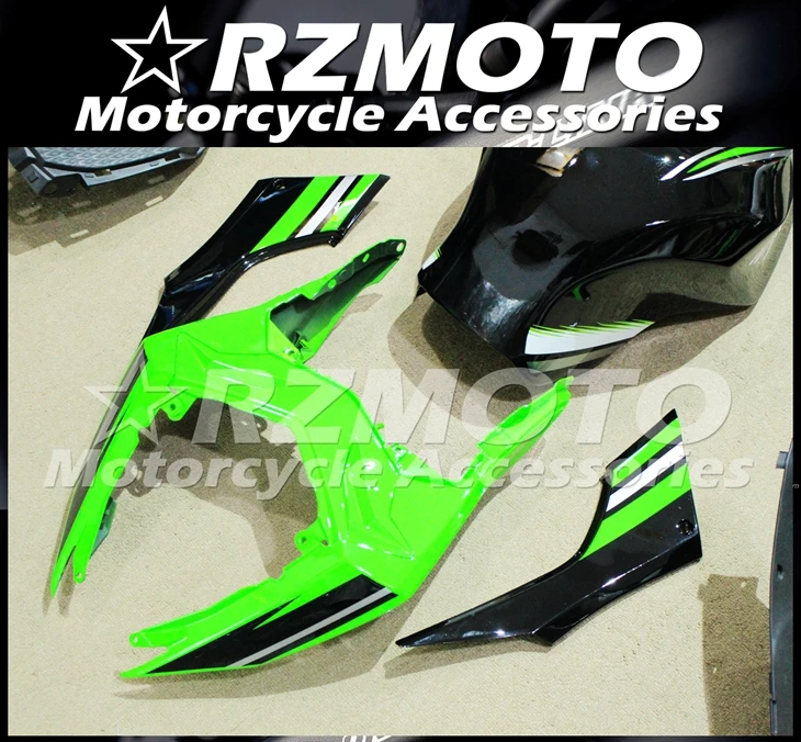 Injection Mold New ABS Motorcycle Fairings Kit Fit for Kawasaki Ninja300 EX300 2013 2014 2015 2016 2017 EX300R 13-17 Green Black 
Injection Mold New ABS Motorcycle Fairings Kit Fit for Kawasaki Ninja300 EX300 2013 2014 2015 2016 2017 EX300R 13-17 Green Black