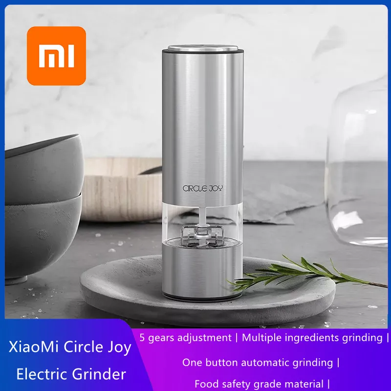 Кухонная электрическая кофемолка XiaoMi Circle Joy, миниатюрная мельница для соли и перца, мощная мельница для специй, орехов, семян, кофейных зерен
Кухонная электрическая кофемолка XiaoMi Circle Joy, миниатюрная мельница для соли и перца, мощная мельница для специй, орехов, семян, кофейных зерен