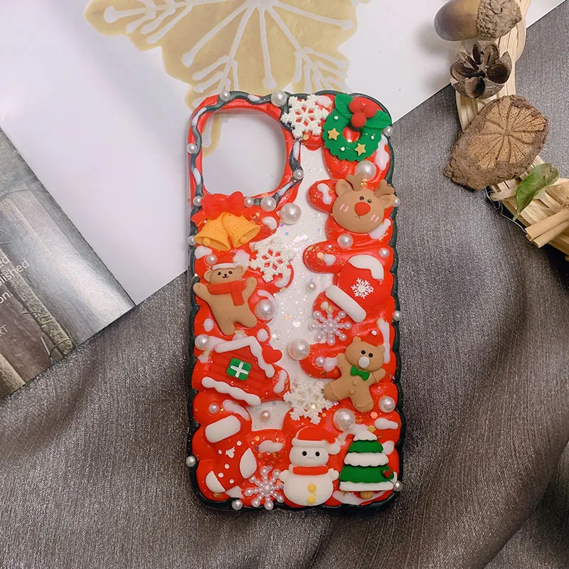 Чехол ручной работы для iPhone 13/12/11 pro max 3D чехол для телефона в рождественском стиле Xsmax/XR/8/7 plus кремовый чехол Kawaii DIY чехол
Чехол ручной работы для iPhone 13/12/11 pro max 3D чехол для телефона в рождественском стиле Xsmax/XR/8/7 plus кремовый чехол Kawaii DIY чехол