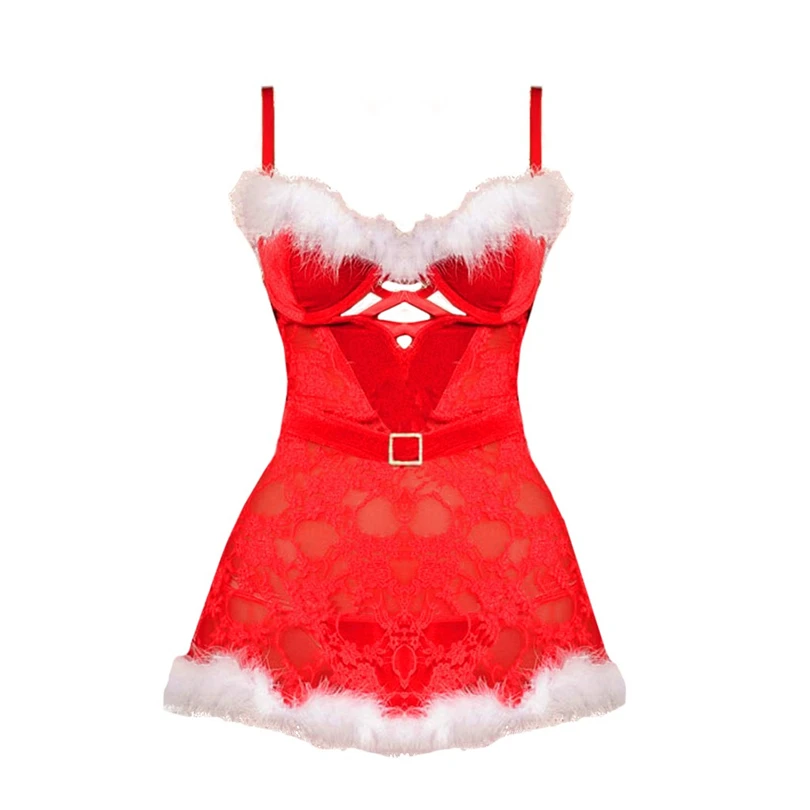 Strapless Christmas Nightdress Sexy Underwear Plus Size Red Hollow Erotic Lingerie Thong Set Soutien Gorge Sexy Erotique 30OCT25
Strapless Christmas Nightdress Sexy Underwear Plus Size Red Hollow Erotic Lingerie Thong Set Soutien Gorge Sexy Erotique 30OCT25