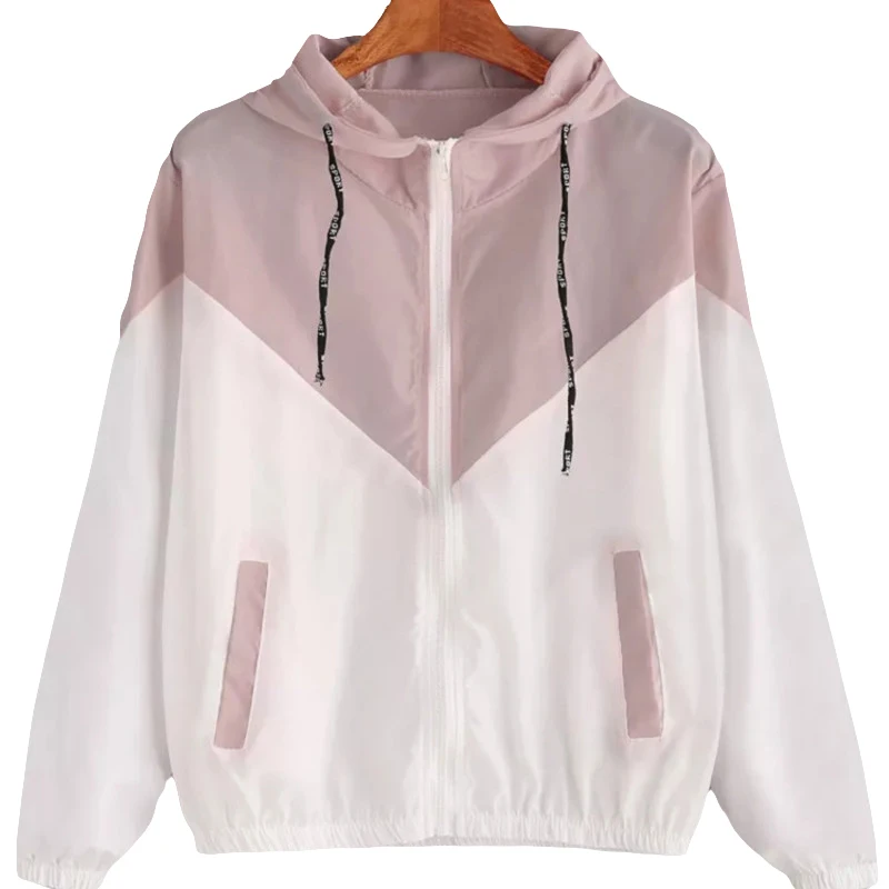 Fashion 2021 Autumn Quick Dry Women's Jackets Coats Windbreaker Sun Protection Patchwork Color Zipper Thin Summer Women Clothing
Fashion 2021 Autumn Quick Dry Women's Jackets Coats Windbreaker Sun Protection Patchwork Color Zipper Thin Summer Women Clothing