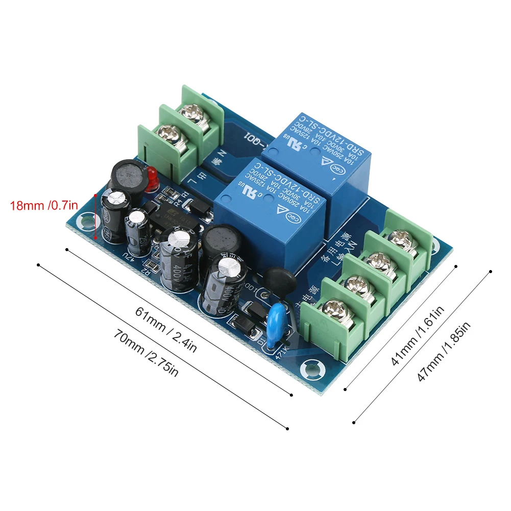 AC 85 240 В 110 220 в 230 10A двойной блок питания автоматический контроллер переключения
