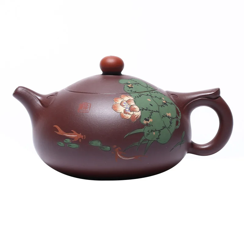 Yixing original mine purple clay teapot hand-made teapot clay painting Ruyi Chengxiang bubble teapot
Yixing original mine purple clay teapot hand-made teapot clay painting Ruyi Chengxiang bubble teapot