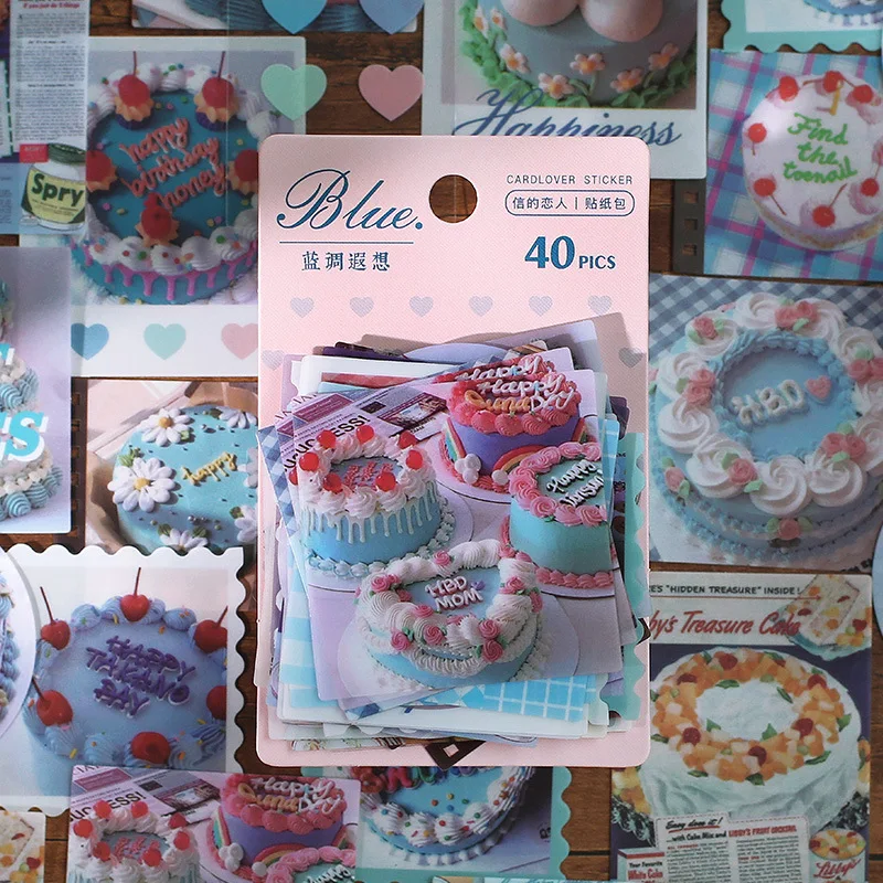 40pcs/pack Sweet Cake Paper Stationery Sticker Set Scrapbooking Diary Album Diy Craft Planner Decorative Label Sticker
40pcs/pack Sweet Cake Paper Stationery Sticker Set Scrapbooking Diary Album Diy Craft Planner Decorative Label Sticker