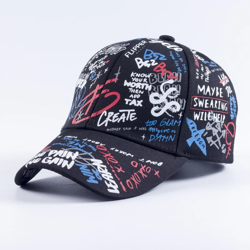 New Unisex Women Men Hats Adjustable Black White Color Printing Graffiti All-matching Baseball Cap For Male Female
New Unisex Women Men Hats Adjustable Black White Color Printing Graffiti All-matching Baseball Cap For Male Female