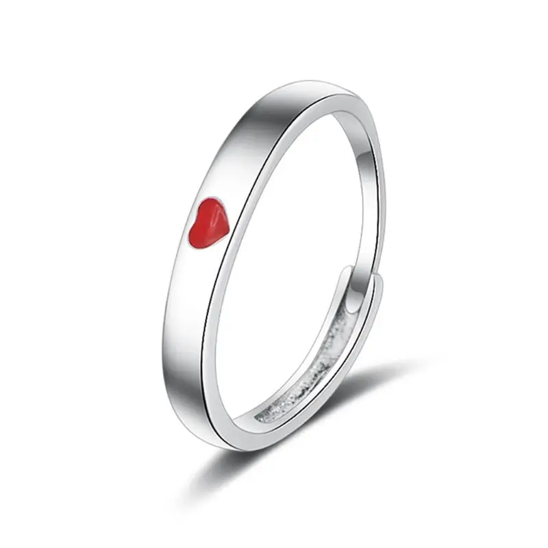 Парное кольцо в форме сердца модное мужское и женское обручальное свадебное