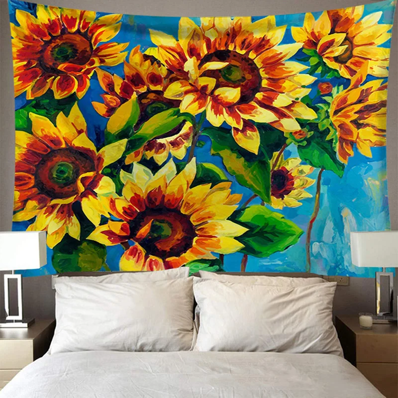 Nordic Modern Home Decor Living Room Bedroom Background Wall Cloth Sunflower Tapestry Dormitory Wall Covering Poster Sunshine
Nordic Modern Home Decor Living Room Bedroom Background Wall Cloth Sunflower Tapestry Dormitory Wall Covering Poster Sunshine